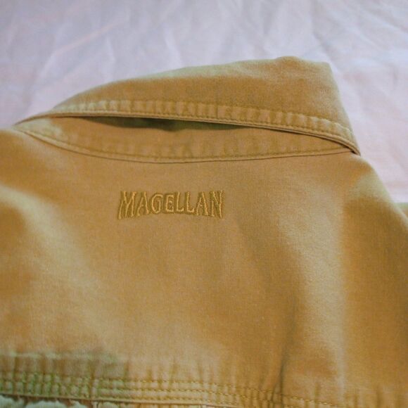 Men's Magellan Sportswear L/S Button Up. XL Brushed Cotton Celery Green Outdoors - Picture 5 of 8